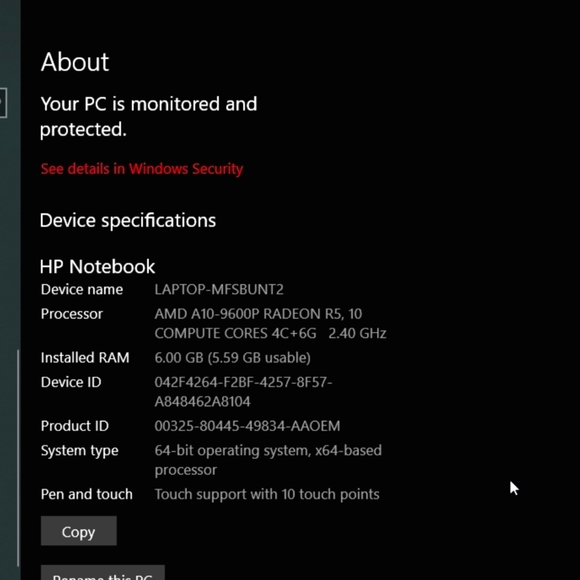 HP 15.6 Inch Touchscreen Laptop - Picture 5 of 7